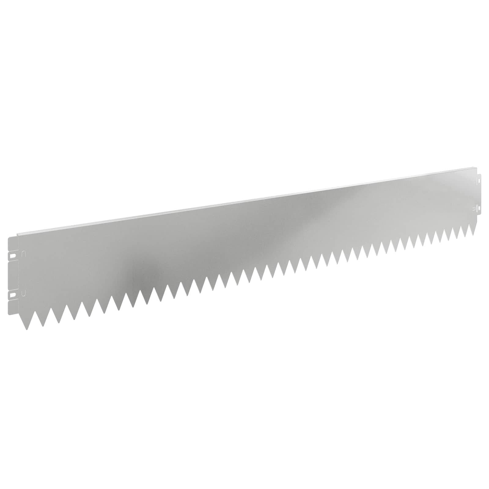 vidaXL Raseneinfassung 20 pcs 103 x 15 cm Stahl Silber