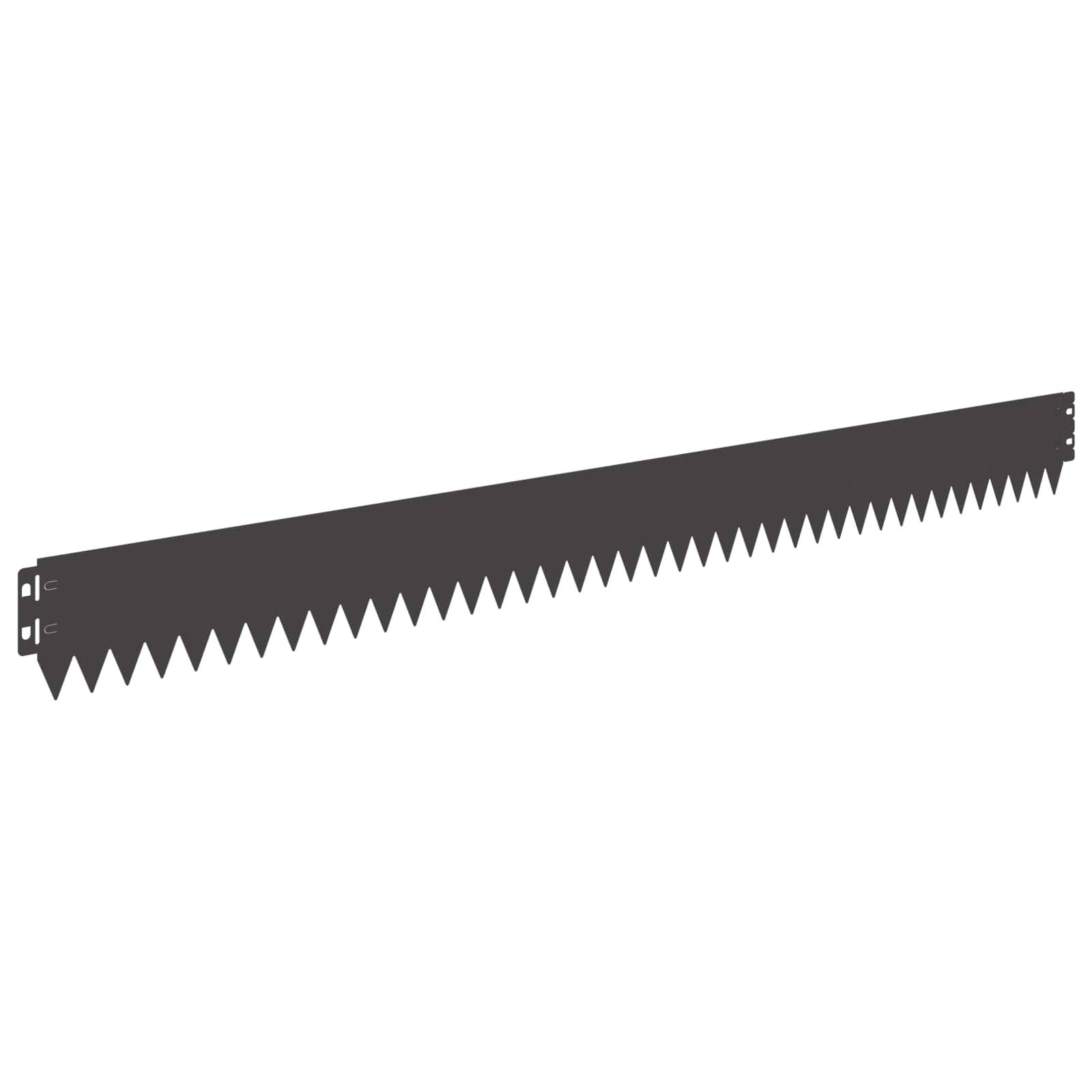 vidaXL Raseneinfassung 20 pcs 103 x 10 cm Stahl Schwarz