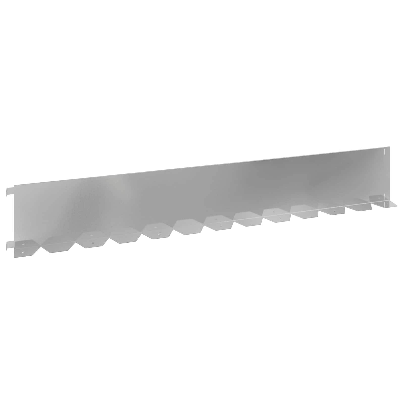 vidaXL Raseneinfassung 10 pcs 102 x 15 x 4 cm Stahl Silber