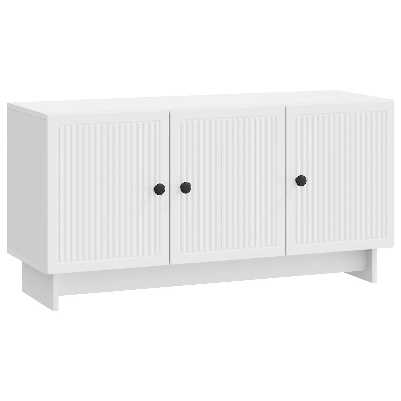 vidaXL TV-Schränk Weiß 99 x 34,5 x 50 cm Holzwerkstoff