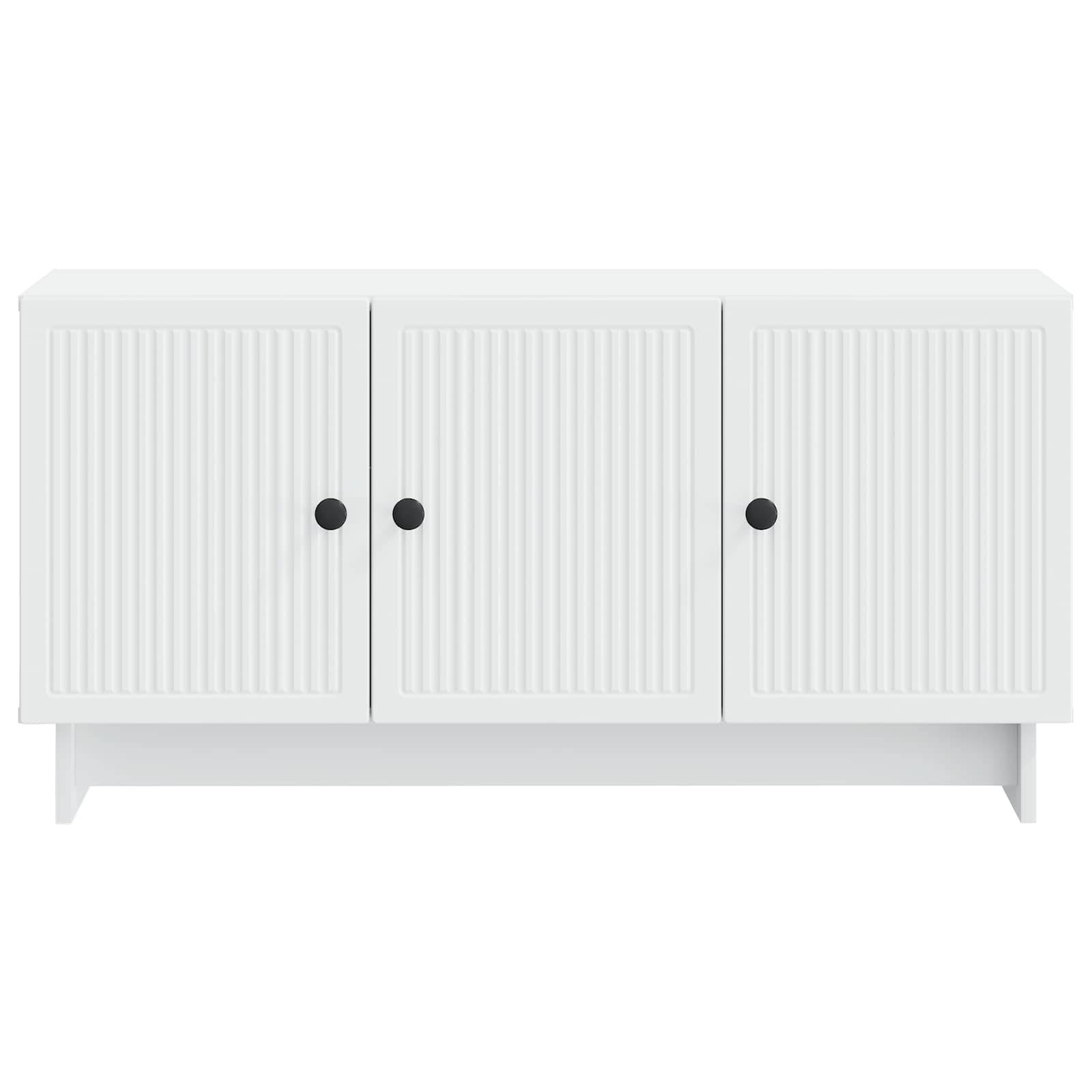 vidaXL TV-Schränk Weiß 99 x 34,5 x 50 cm Holzwerkstoff