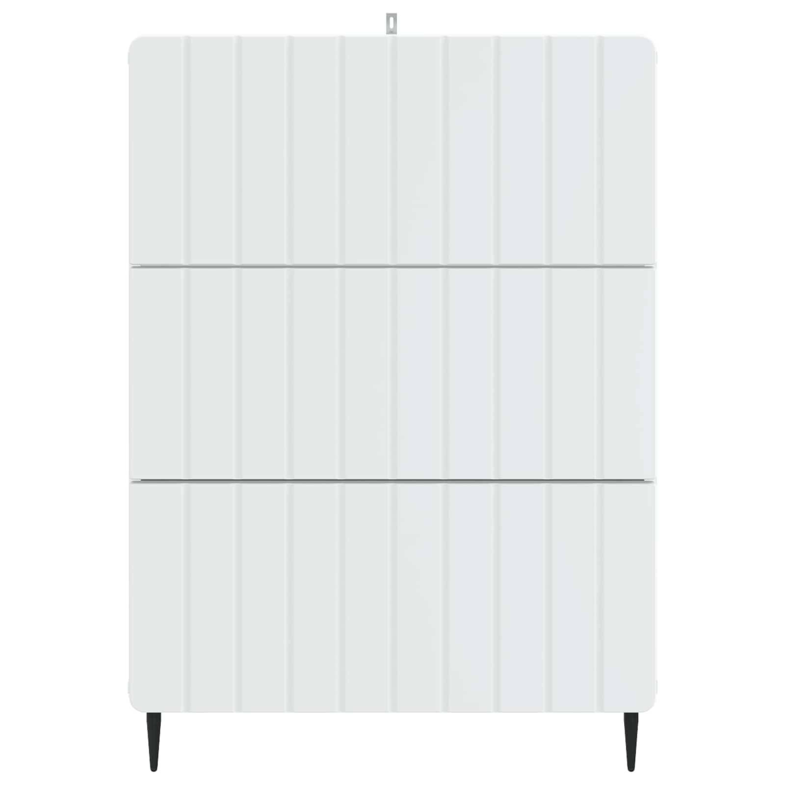 vidaXL Schubladenschrank Weiß 66 x 34,5 x 92 cm Holzwerkstoff