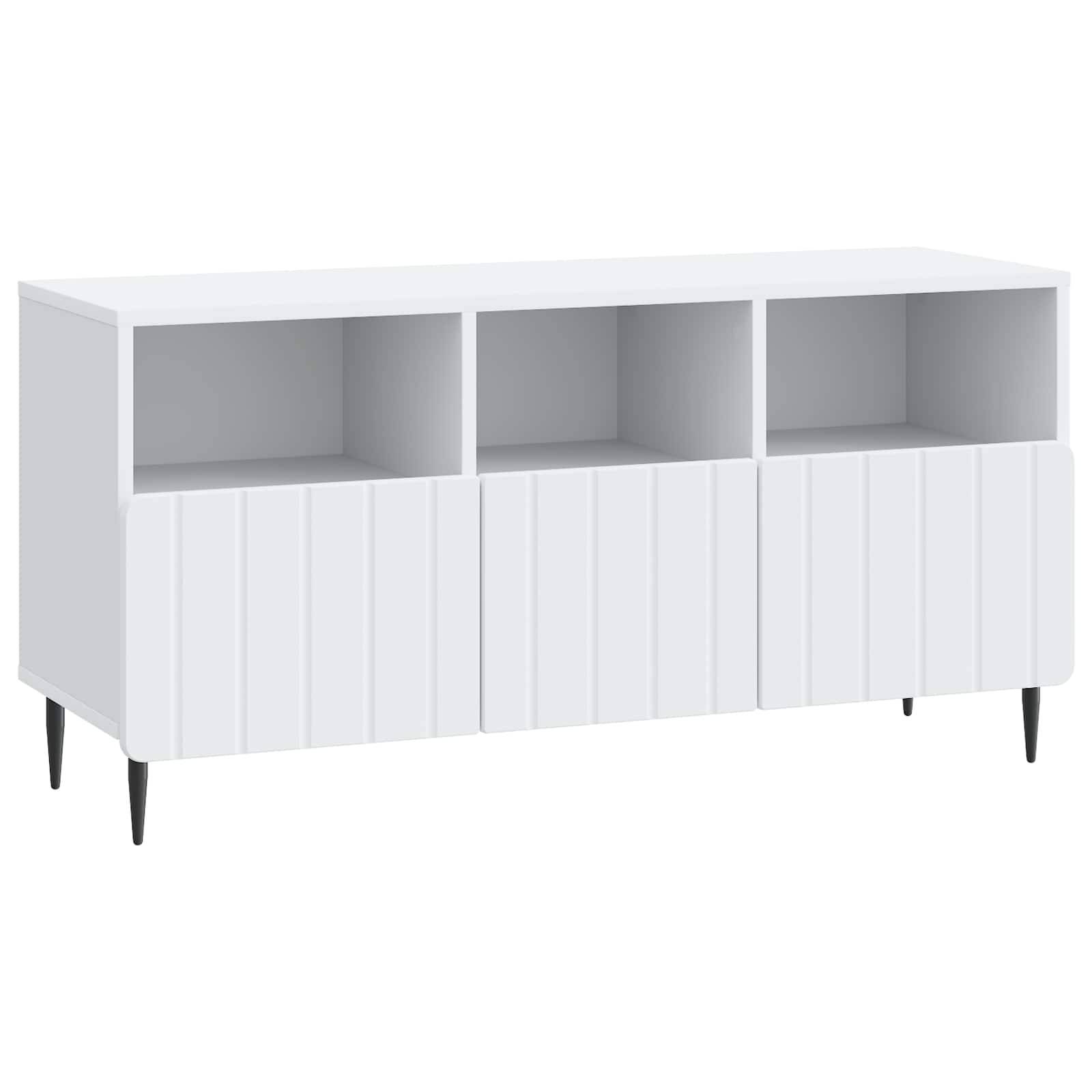 vidaXL TV-Schränk mit Schubladen Weiß 102 x 34,5 x 50 cm Holzwerkstoff