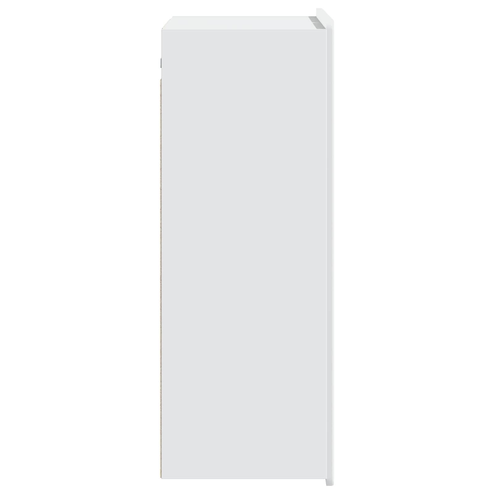 vidaXL Wandschrank Weiß 66 x 34,5 x 92 cm Holzwerkstoff