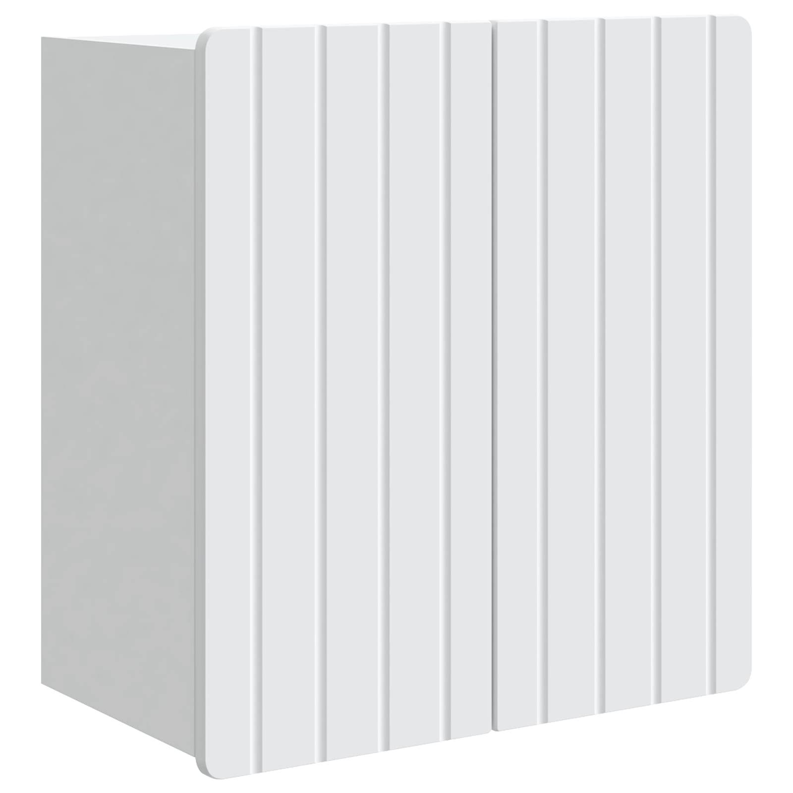 vidaXL Wandschrank Weiß 59 x 31 x 64 cm Holzwerkstoff
