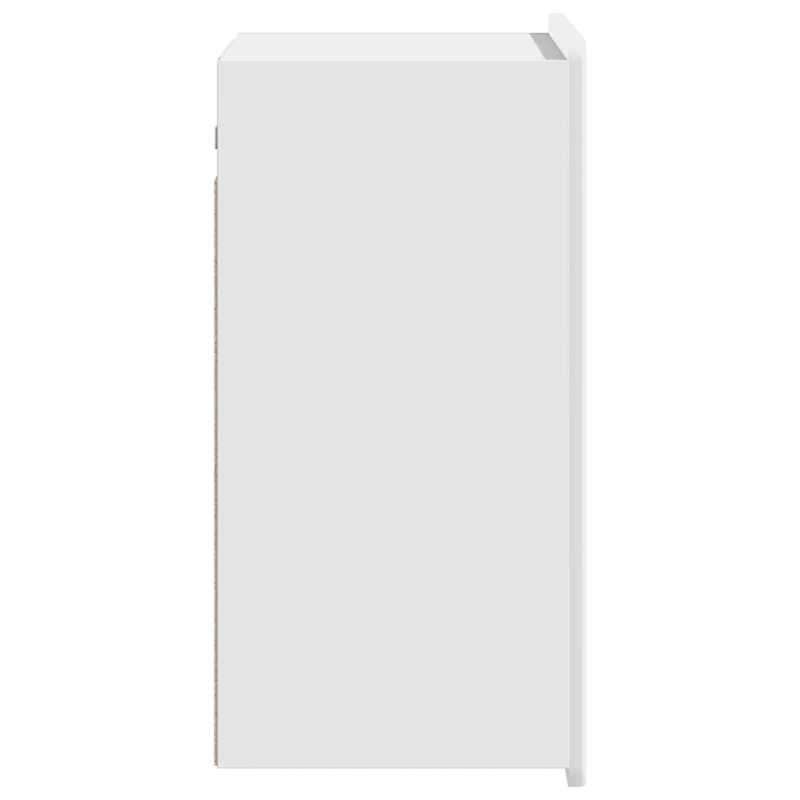 vidaXL Wandschrank Weiß 59 x 31 x 64 cm Holzwerkstoff