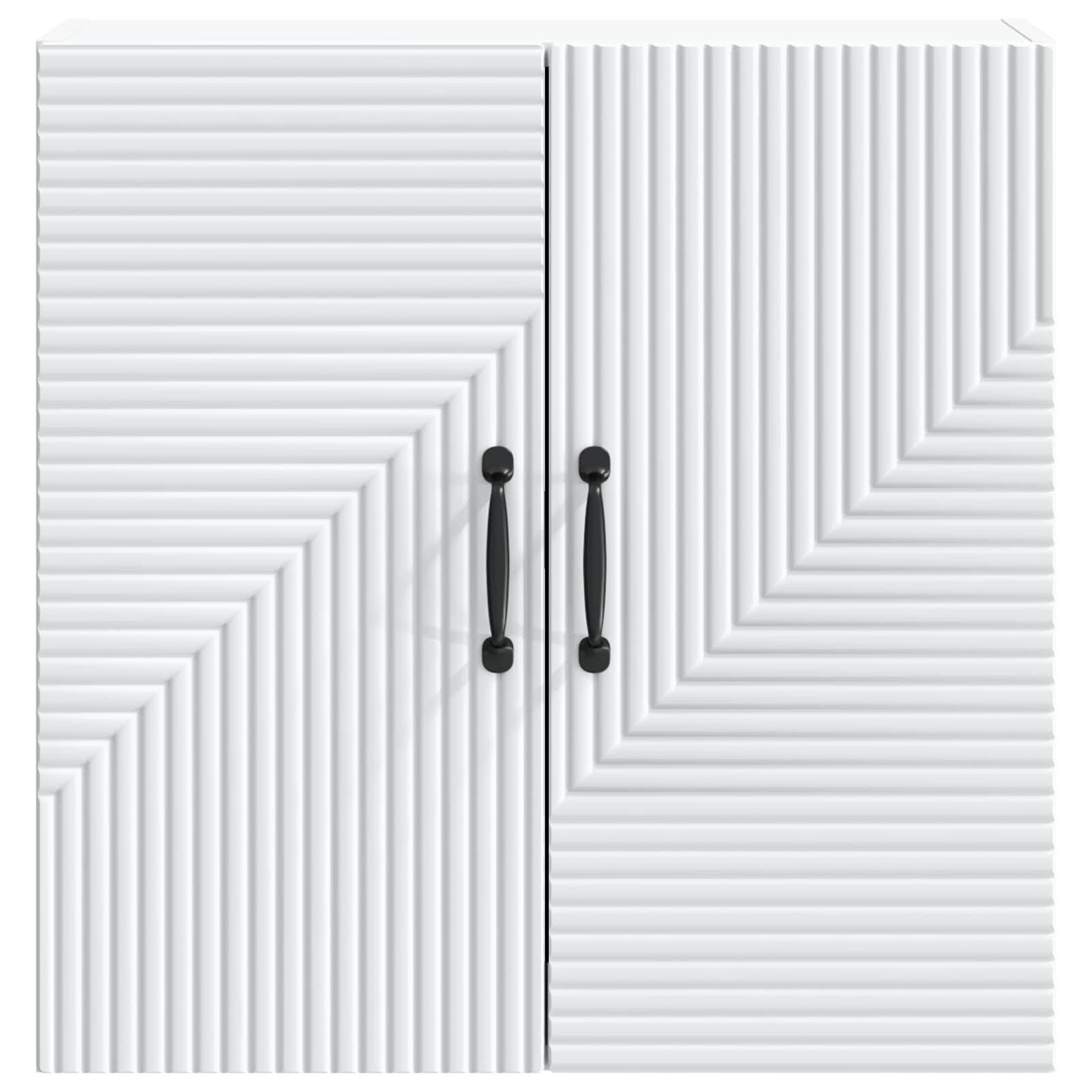 vidaXL Wandschrank Weiß 59 x 31 x 60 cm Holzwerkstoff