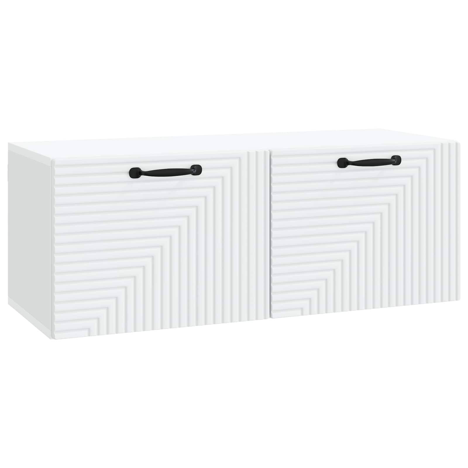 vidaXL Wandmontierter TV-Schrank Weiß 78,5 x 31 x 30 cm Holzwerkstoff