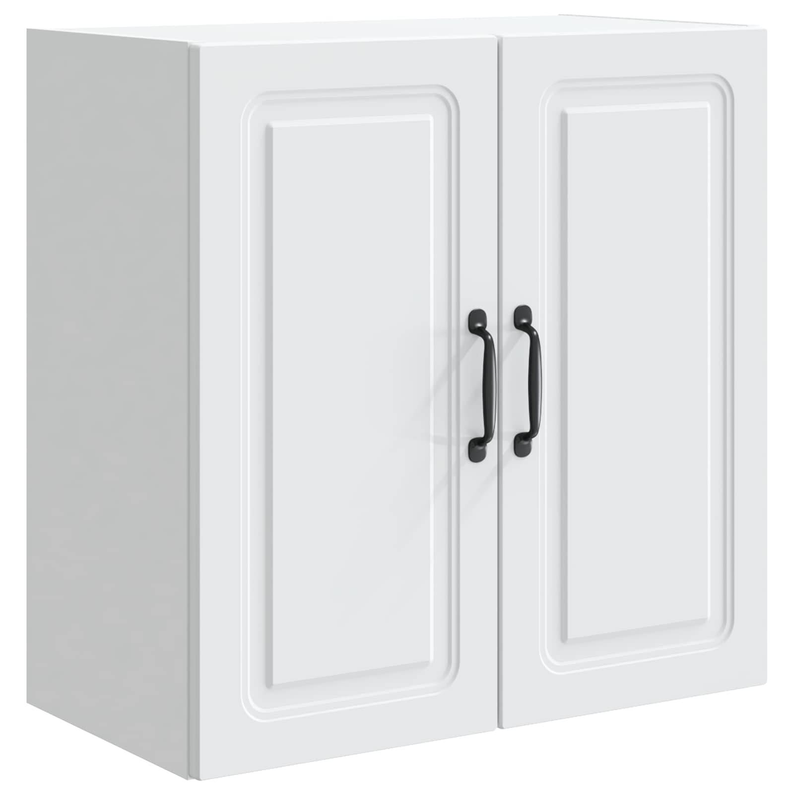 vidaXL Wandschrank Weiß 59 x 31 x 60 cm Holzwerkstoff
