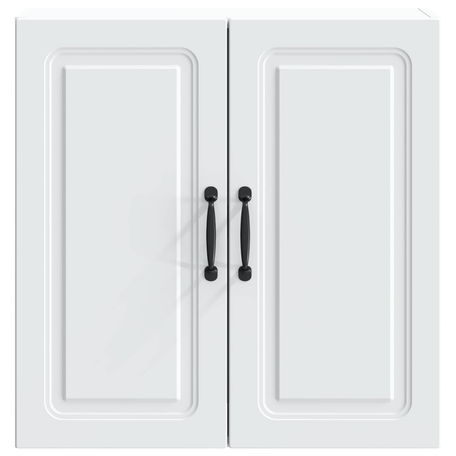 vidaXL Wandschrank Weiß 59 x 31 x 60 cm Holzwerkstoff