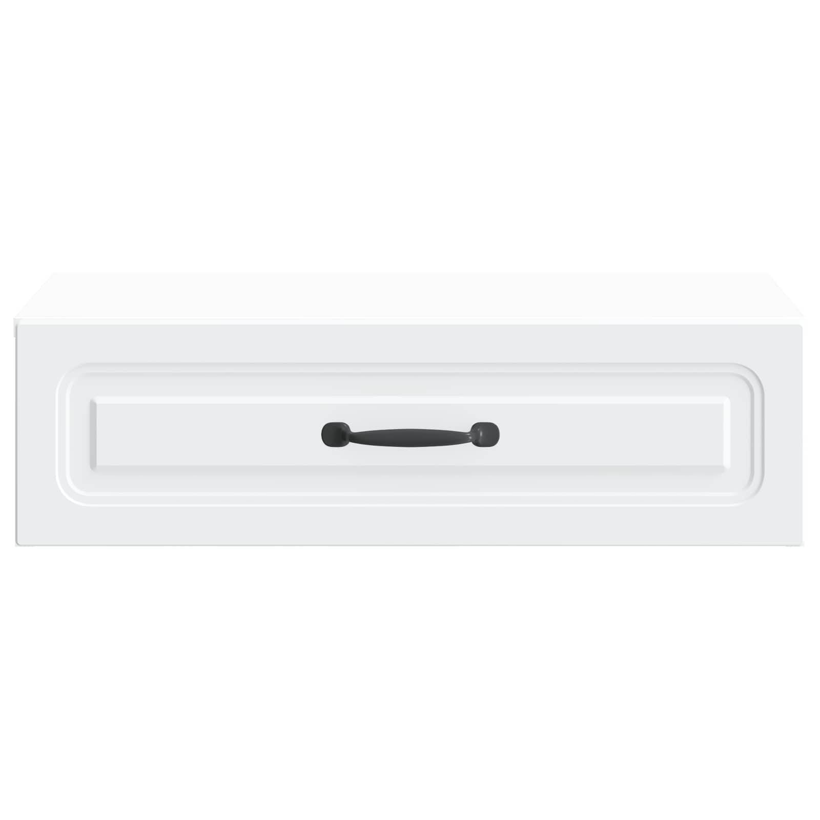 vidaXL Wandmontierter Beistelltisch Weiß 59 x 34,5 x 17 cm