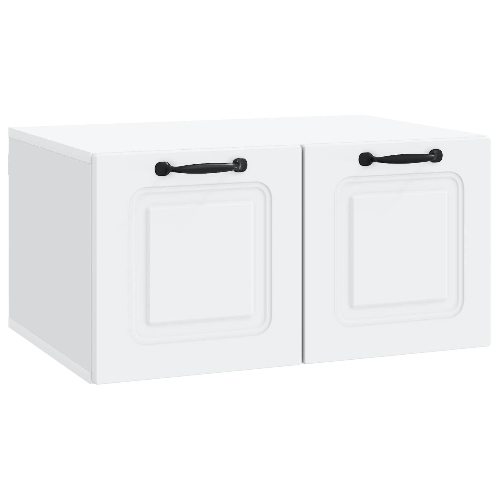 vidaXL Wandmontierter TV-Schrank Weiß 59,5 x 41 x 30 cm Holzwerkstoff
