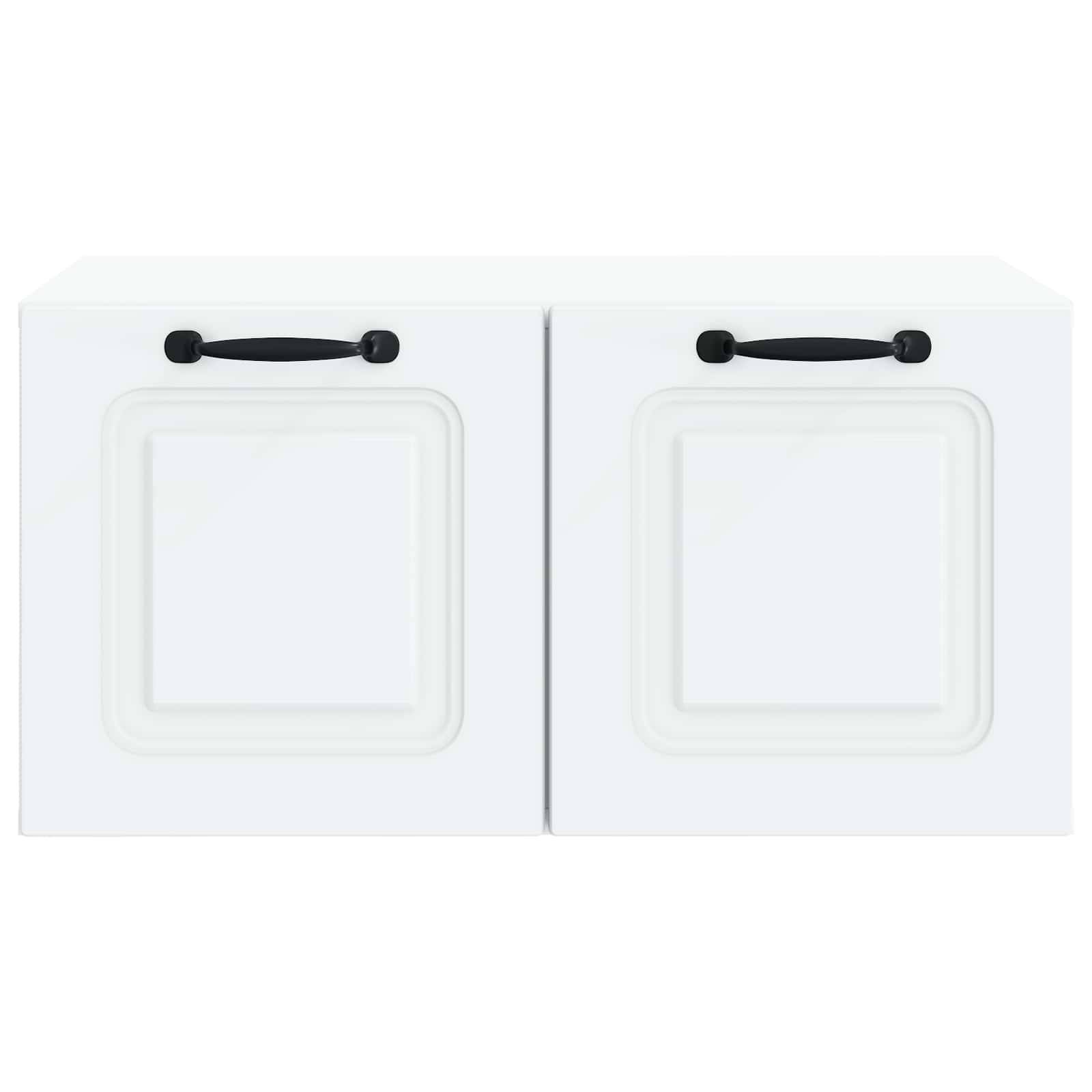 vidaXL Wandmontierter TV-Schrank Weiß 59,5 x 41 x 30 cm Holzwerkstoff