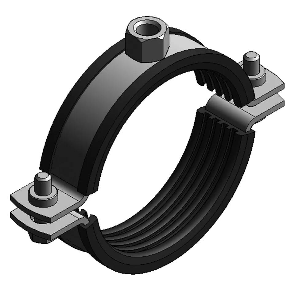 MEFA Rohrschelle Maxima PSM 158-163mm, M16, 5kN, verzinkt, schwarz/silber, 1 Stk.
