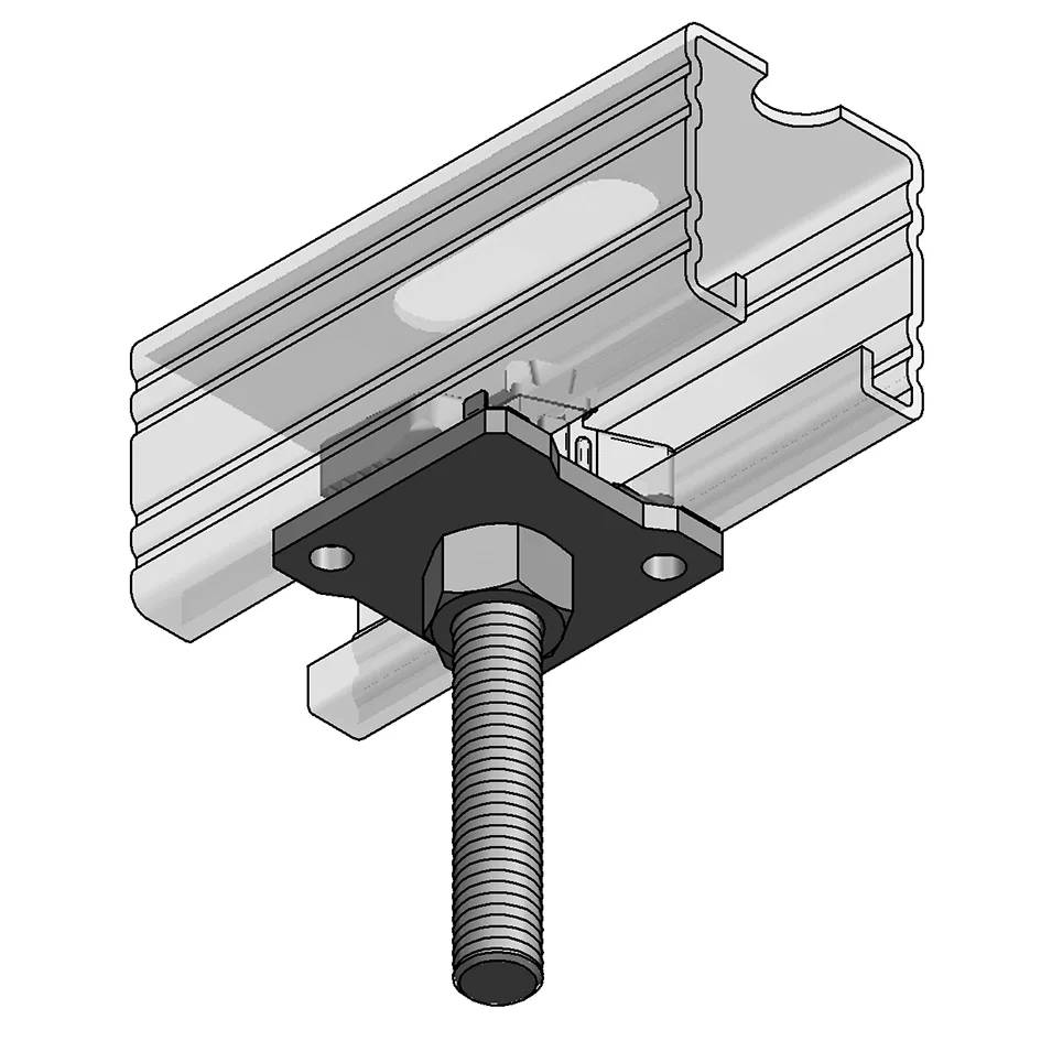 MEFA Gewindebolzen Stex 45 GB, M10x70mm, Stahl S235, verzinkt, 1 Stk.