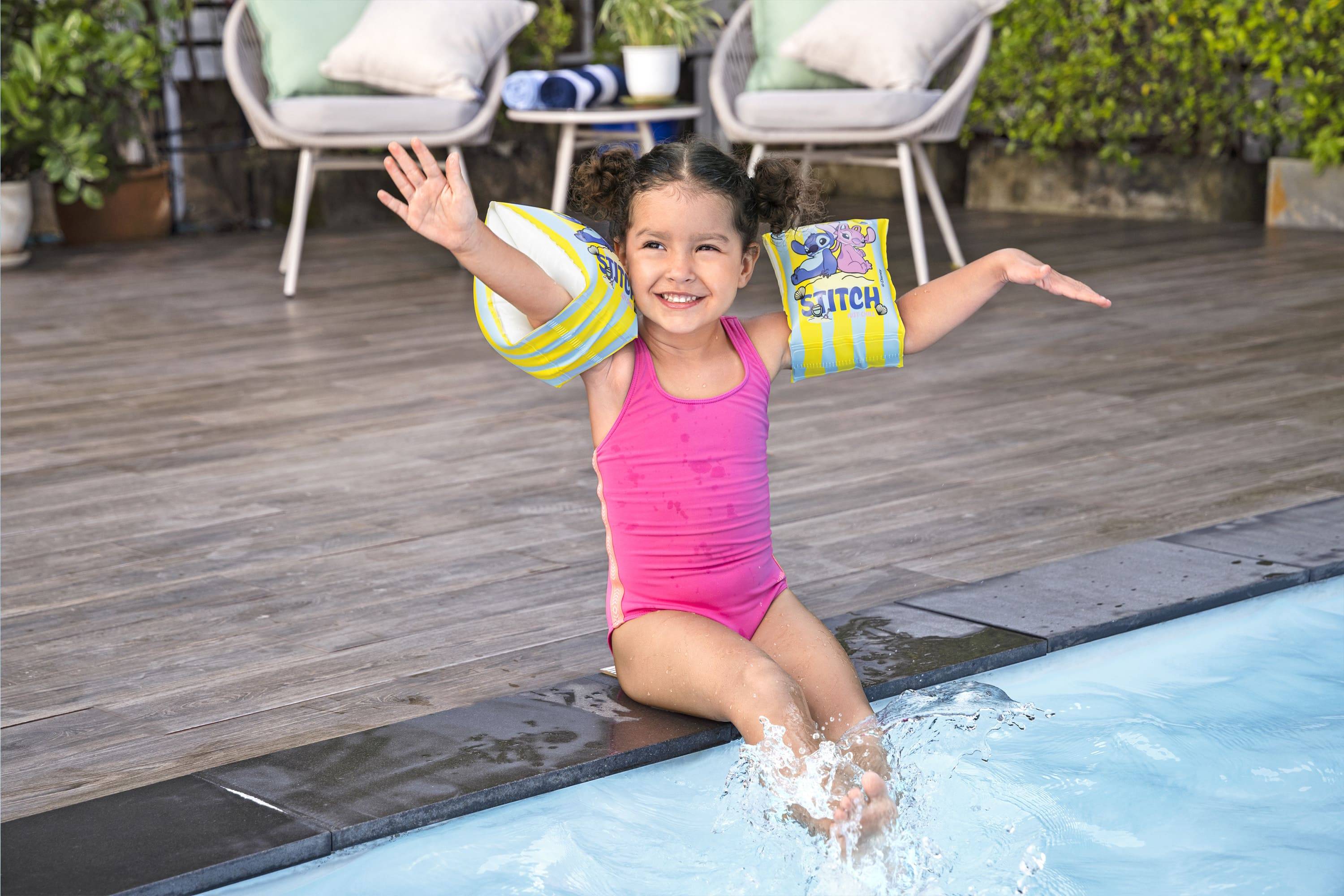 Bestway 9104S - Schwimmflügel Disney Lilo & Stitch, 3-6 Jahre
