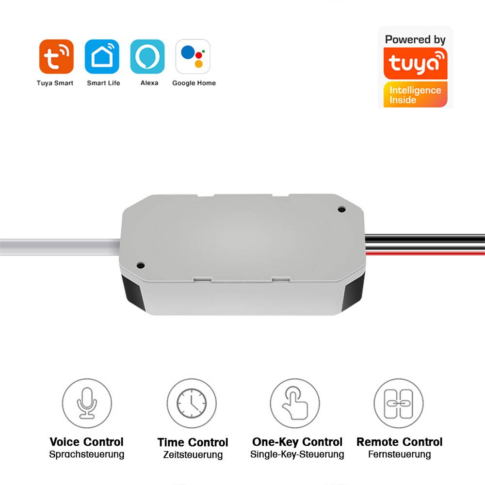 Offgridtec Smart WiFi Garagentoröffner – Tuya Smart Life, App & Sprachsteuerung