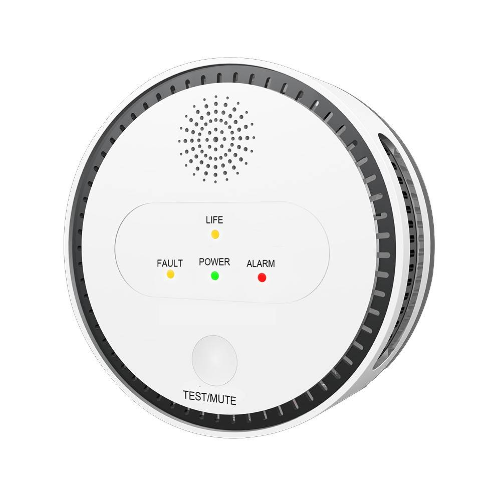 Offgridtec Smart WiFi-Gassensor mit LCD & App | Akustischer und optischer Alarm für brennbare Gase