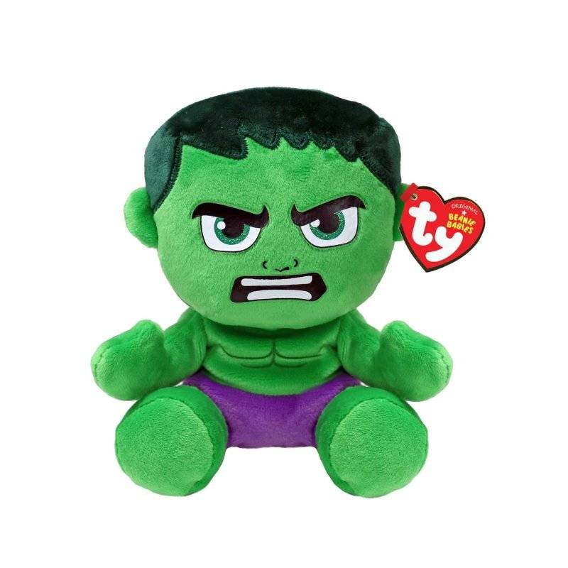Ty 44004 - Marvel Hulk - Plüschfigur Soft - 15 cm