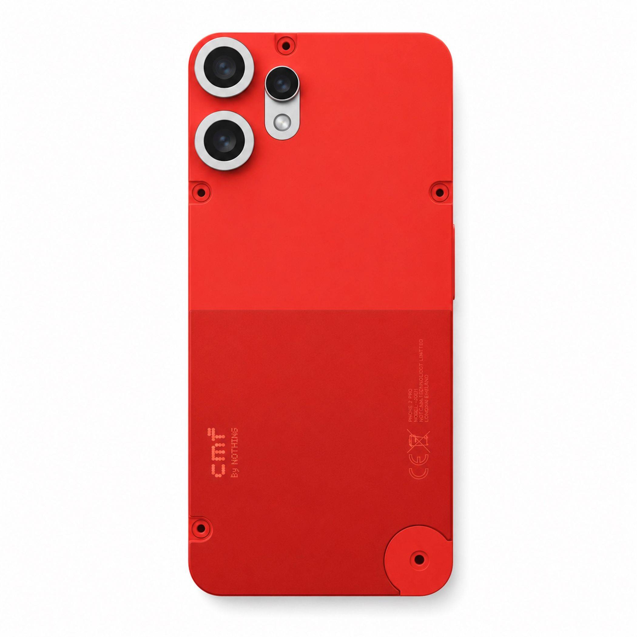 Backcover Kamera Rahmen für Nothing CMF Phone 2 Pro Rot