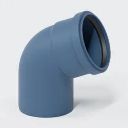 Bogen, DN90, POLO-KAL NG, PP-MD, 90mm, 67,5°, blau