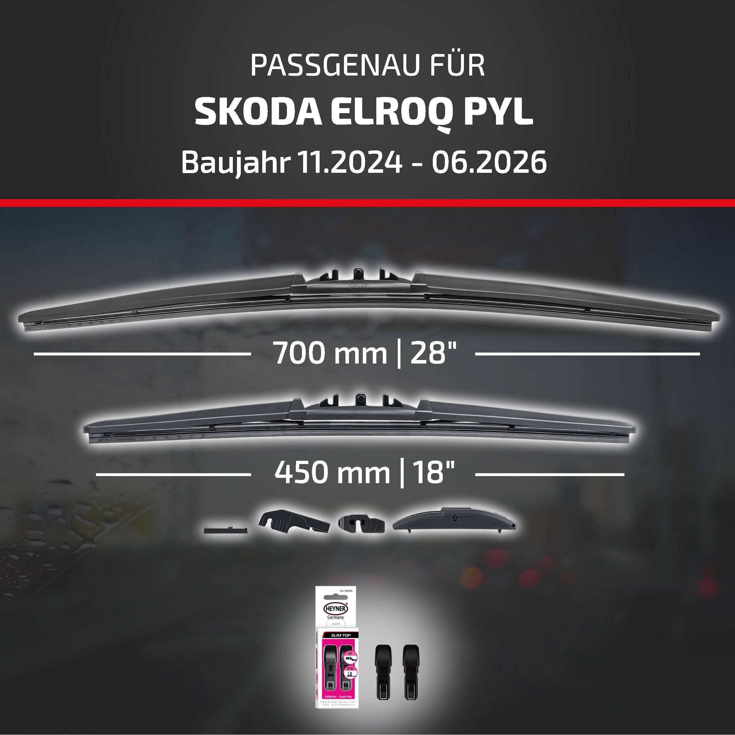 HEYNER® Scheibenwischer für SKODA ELROQ