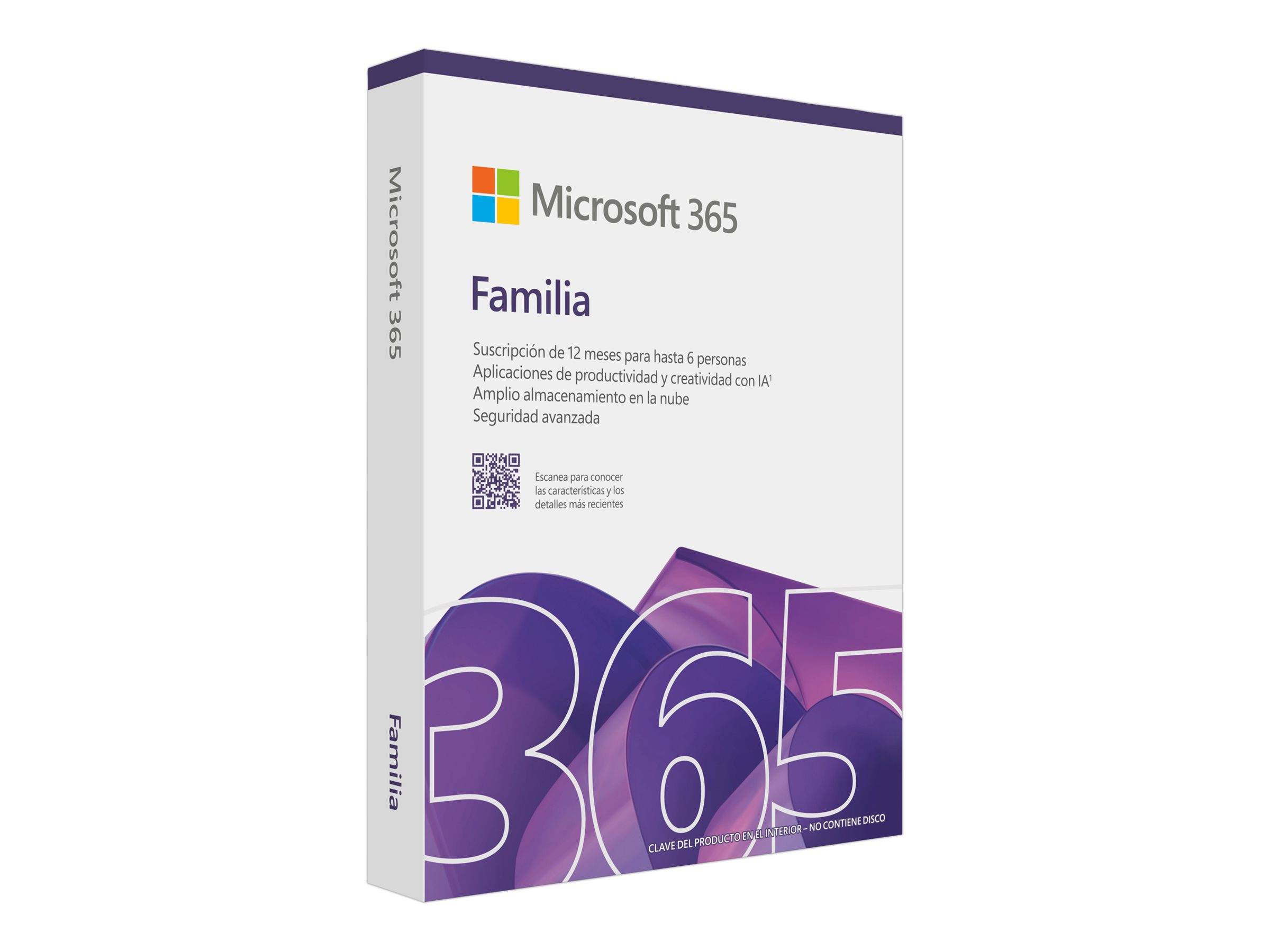 Microsoft 365 Familie Produktverpackung mit 