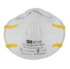 3M 8710PRO20 - Tasse - FFP1 - Weiß - Gelb - Herstellung - 20 Stück(e)