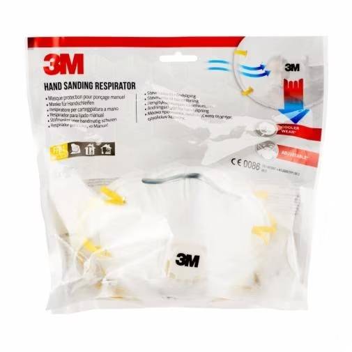 3M 8812 - Weiß - Gelb - Monochromatisch - Polypropylen (PP) - FFP1 - EN 149:2001+A1:2014 - 3 Stück(e)