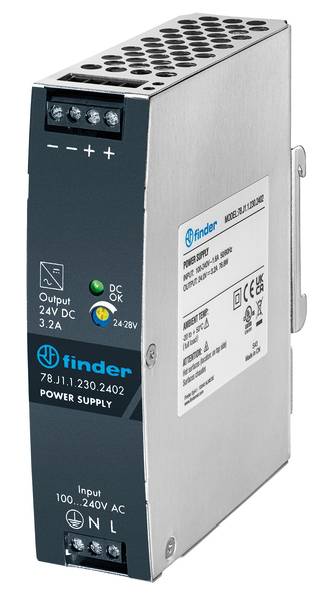 Finder Schaltnetzteil 3,2 A 24VDC 75W