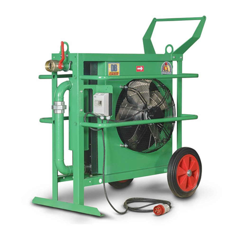 Mobiler Druckluftnachkühler - Modell DBE-16 DryBlast - Volumenstrom 16 m³/min - G2" Anschluss - Elektroantrieb