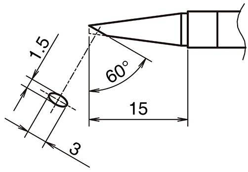 Aktiv-Lötspitze Format 1530BC