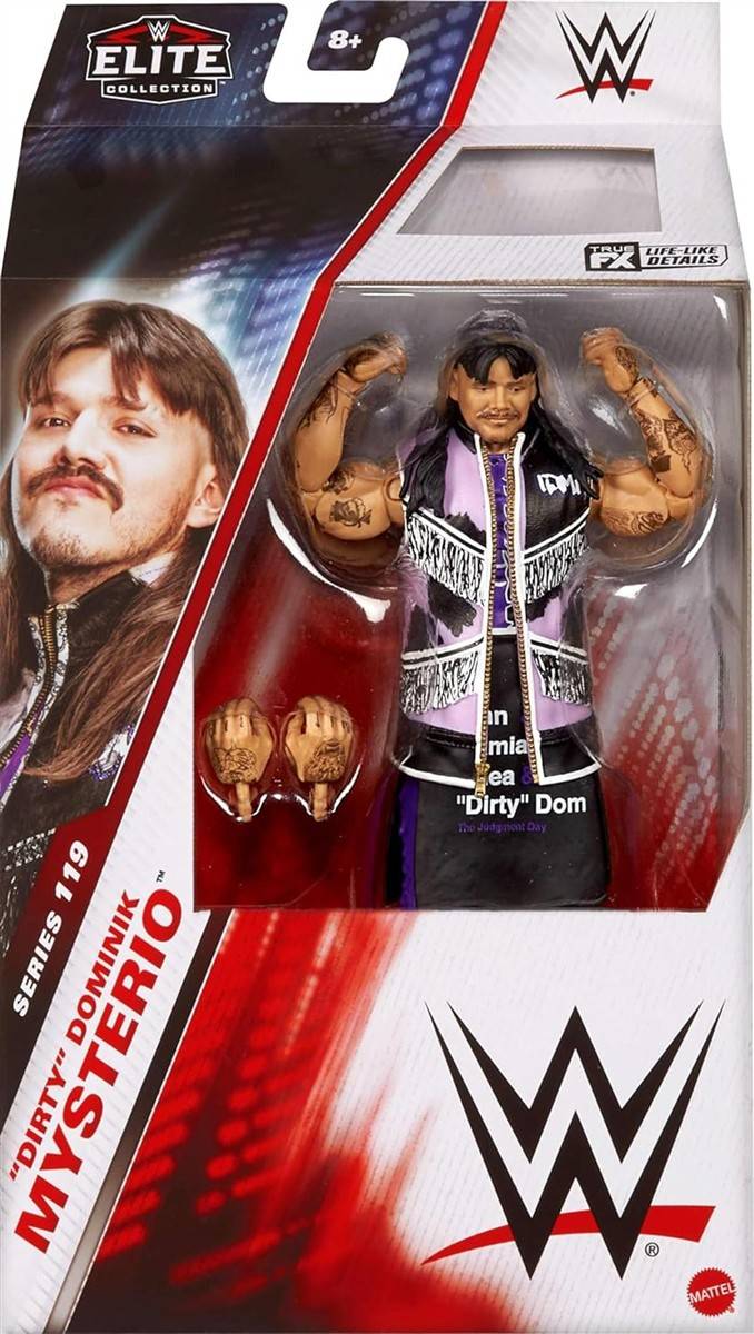 WWE Dirty Dominik Mysterio Mattel Serie 119 Wrestling Actionfigur 8+