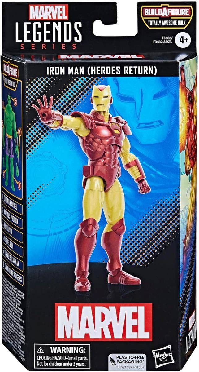 Marvel Legends Series Comics Iron Man Heroes Return 15 cm Action-Figur 4+
