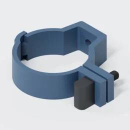 POLOPLAST Schraubschelle, DN50, POLO-CLIP, Kunststoff, Ø50mm, blau, 1 Stk.