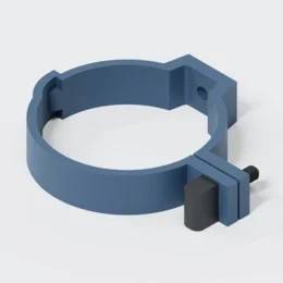 POLOPLAST Schraubschelle, DN75, POLO-CLIP, Kunststoff, Ø75mm, blau, 1 Stk.