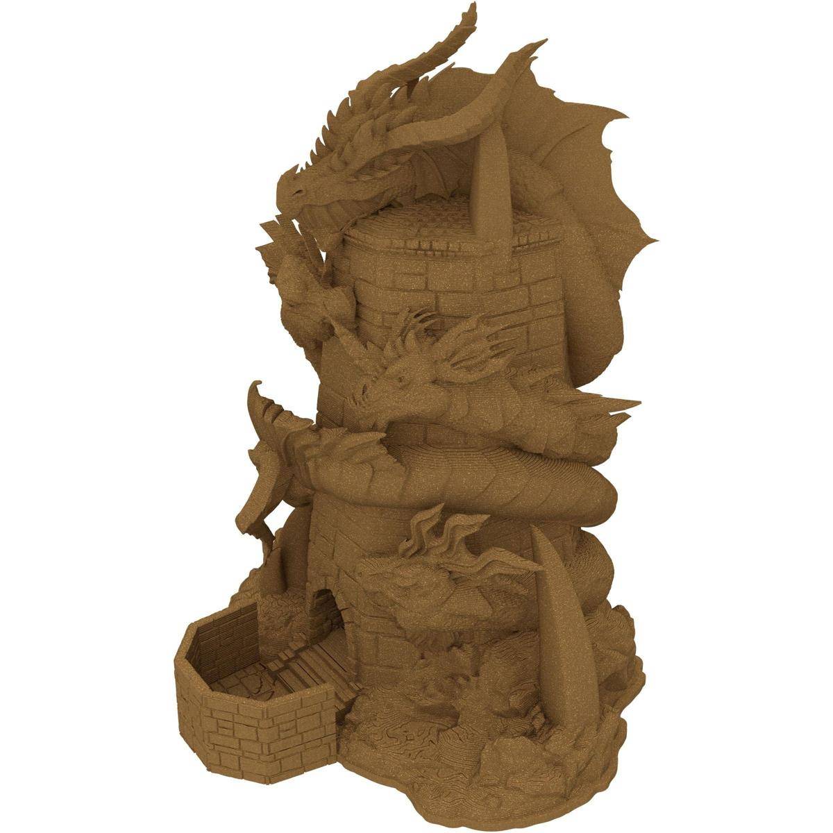 FH4970 - Fates End Dice Tower: Tiamat, gold