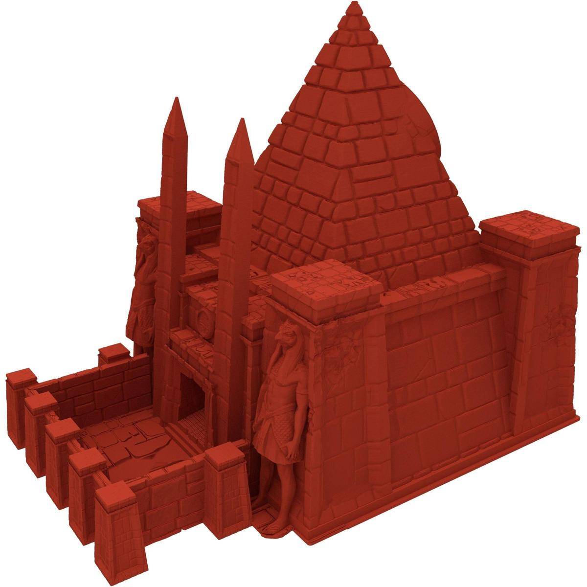 FH5968 - Fates End Dice Tower: Temple Ra, kirschrot