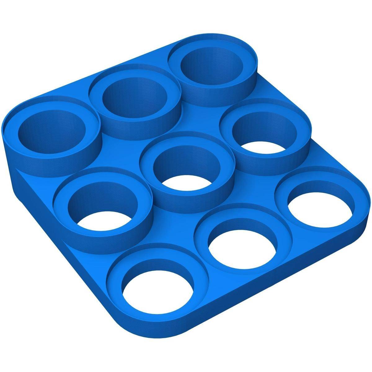 FH9834 - Feldherr Figurenpodest für 58 mm Bases, himmelblau