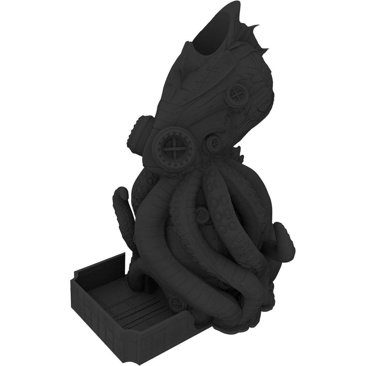 Fates End Dice Tower: Octopunk, schwarz