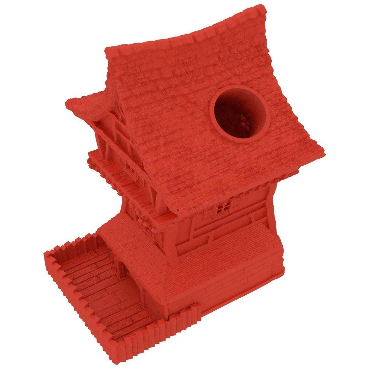 FH10596 - Fates End Dice Tower: Rogue, kirschrot