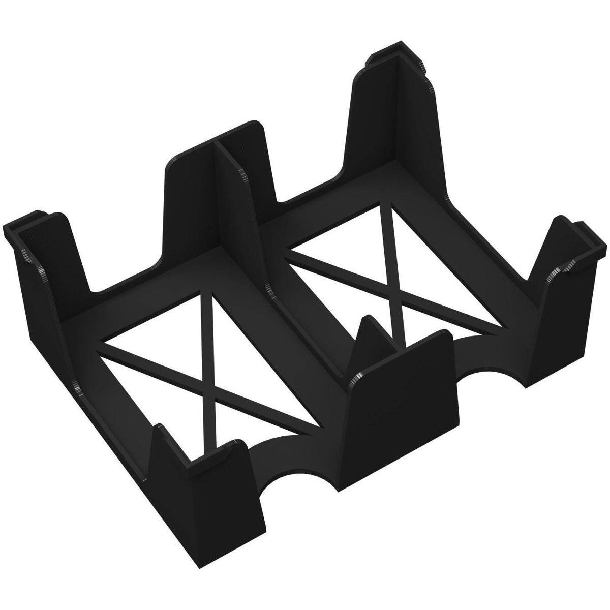 FH6707 - Feldherr Kartenhalter für Spielkarten im Format 50 x 75 mm - 240 Karten - 2 Fächer
