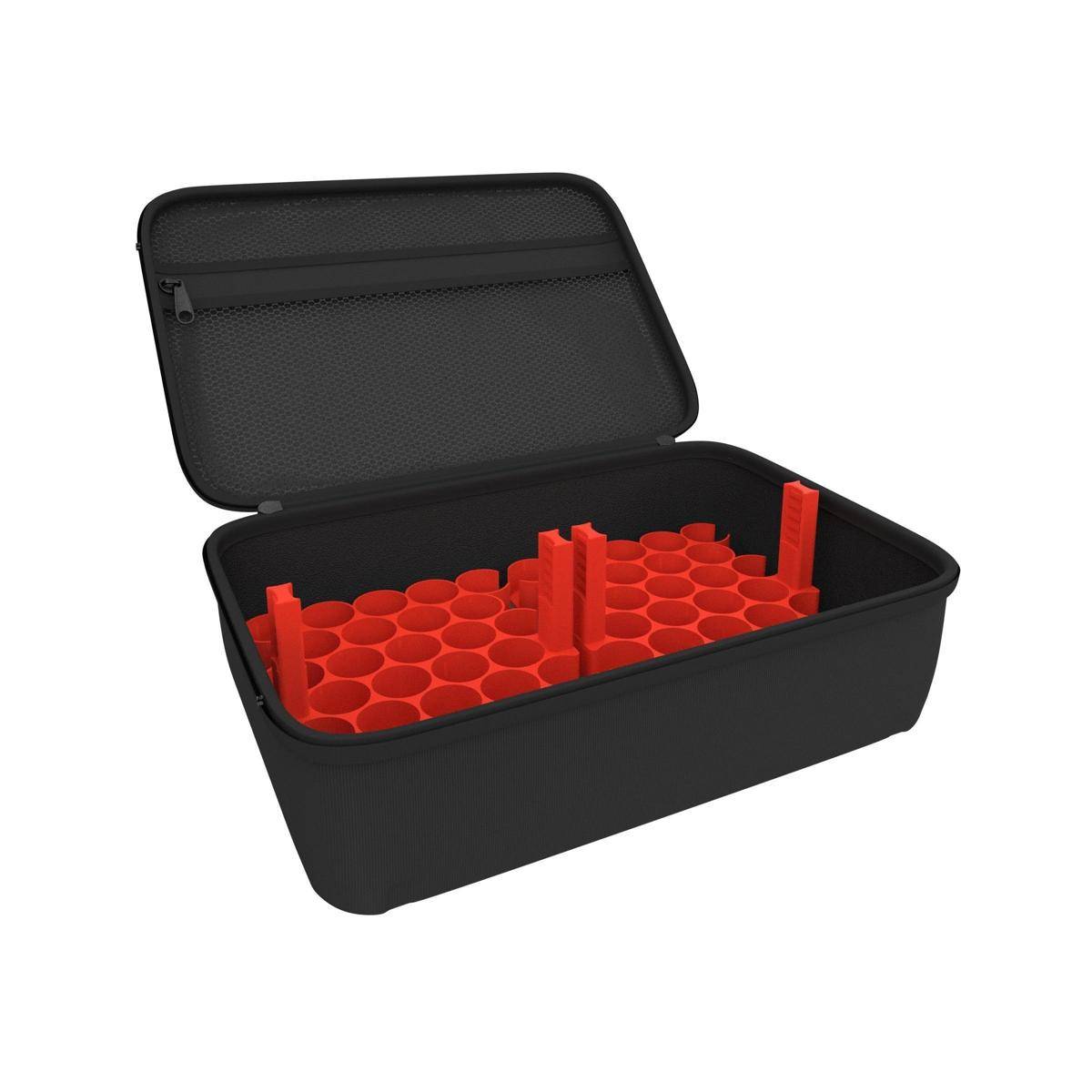 Feldherr Half-Size Case 90 für 64 Farbfläschchen, kirschrot