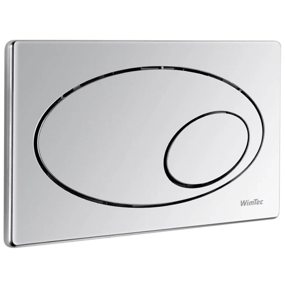 WimTec WC-Betätigungsplatte, VELA, 2-Mengen, WimTec SLK, 255x168mm, weiß, 1 Stk.
