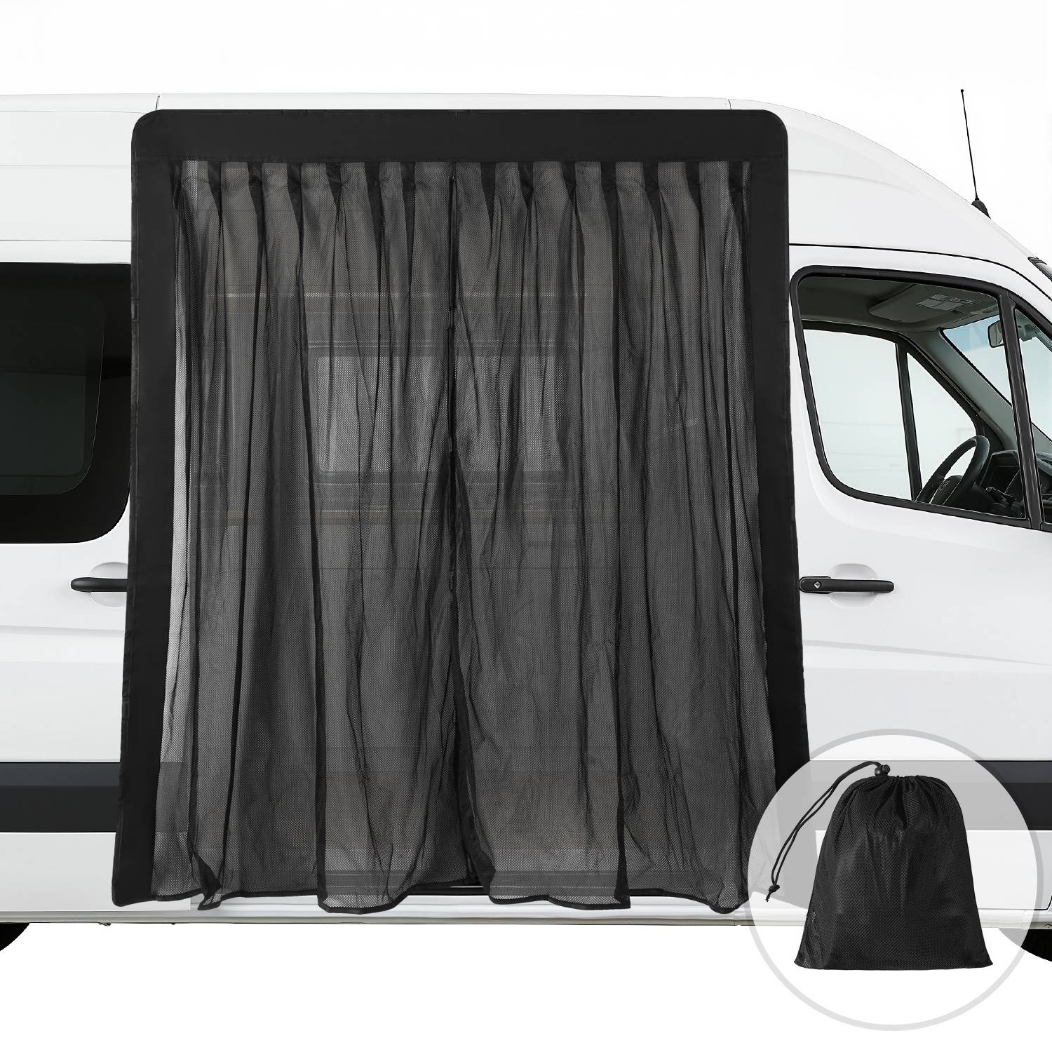 Magnetisches Auto Moskitonetz 180 x 150 cm für Heckklappe SUV Van Camping