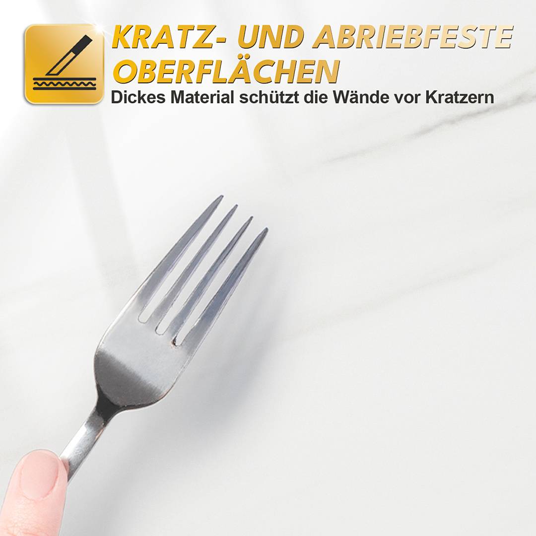 Selbstklebende Wandpaneele 60×30 cm in Marmoroptik 8801 – 10er-Set, wasserfestes PET