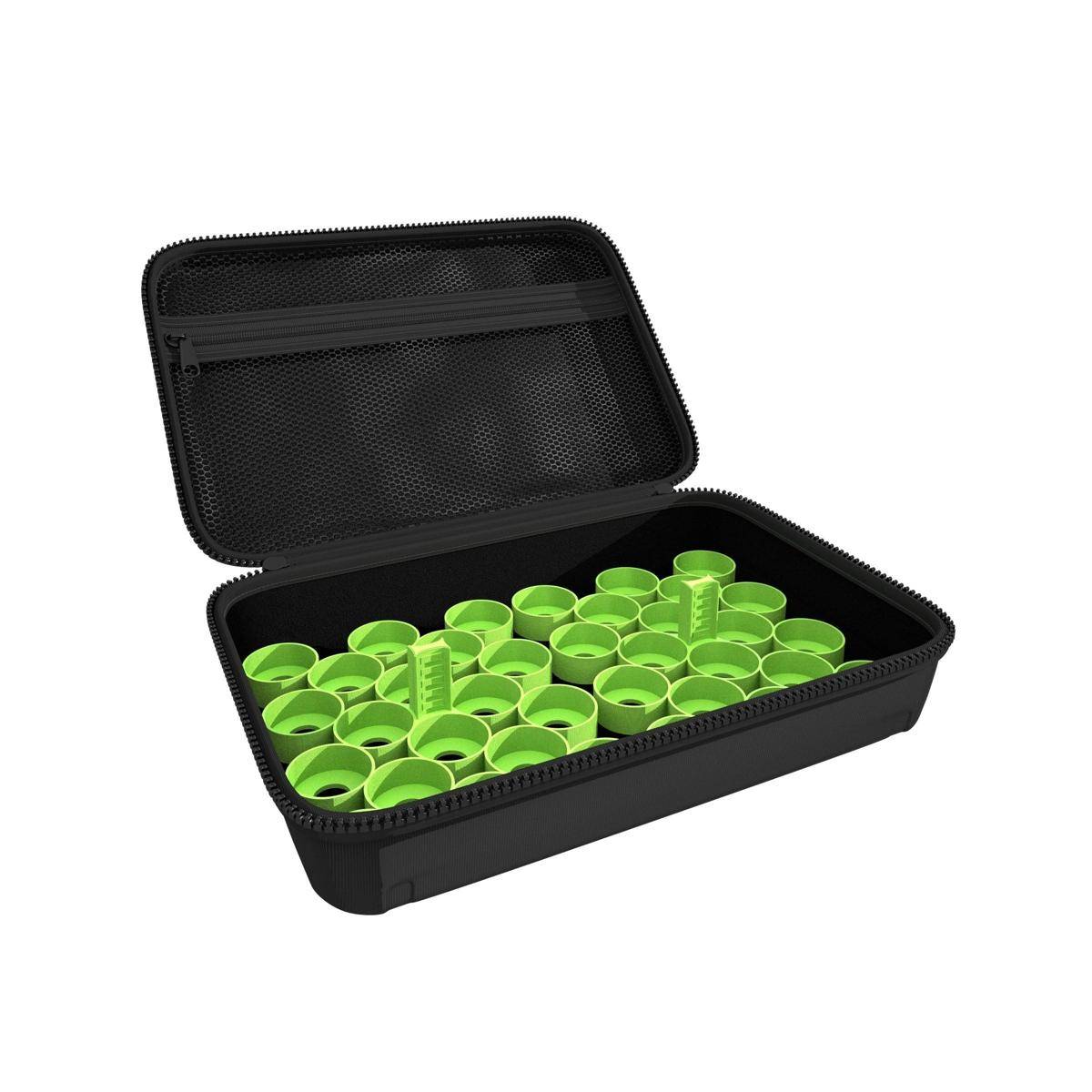FH7276 - Feldherr Half-Size Case 50 für 36 Citadel Farbtöpfchen (12 ml / 18 ml), grün