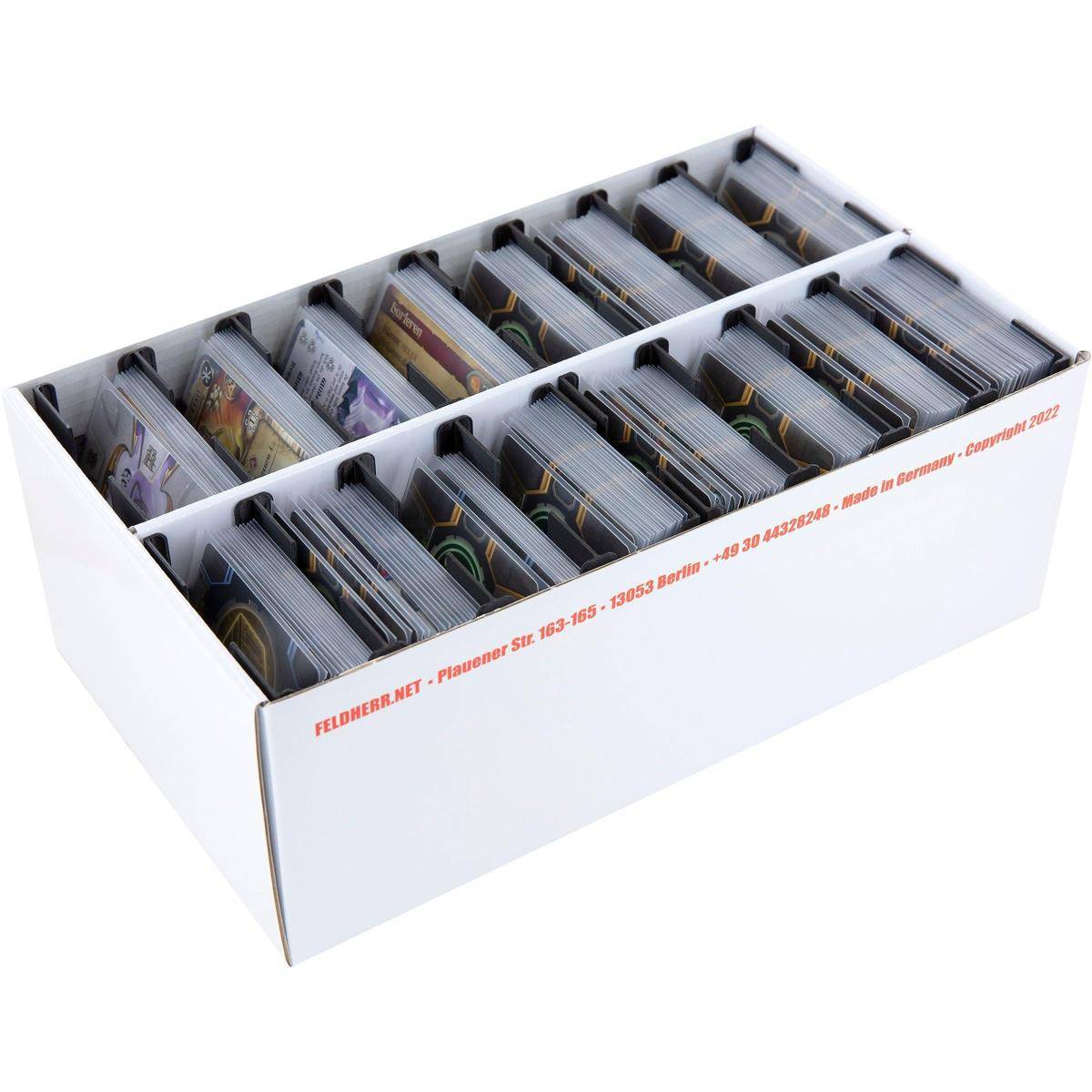 Feldherr Lagerbox TCHS105 mit Kartenhaltern für 3200 Karten in Mini American Board Game Size