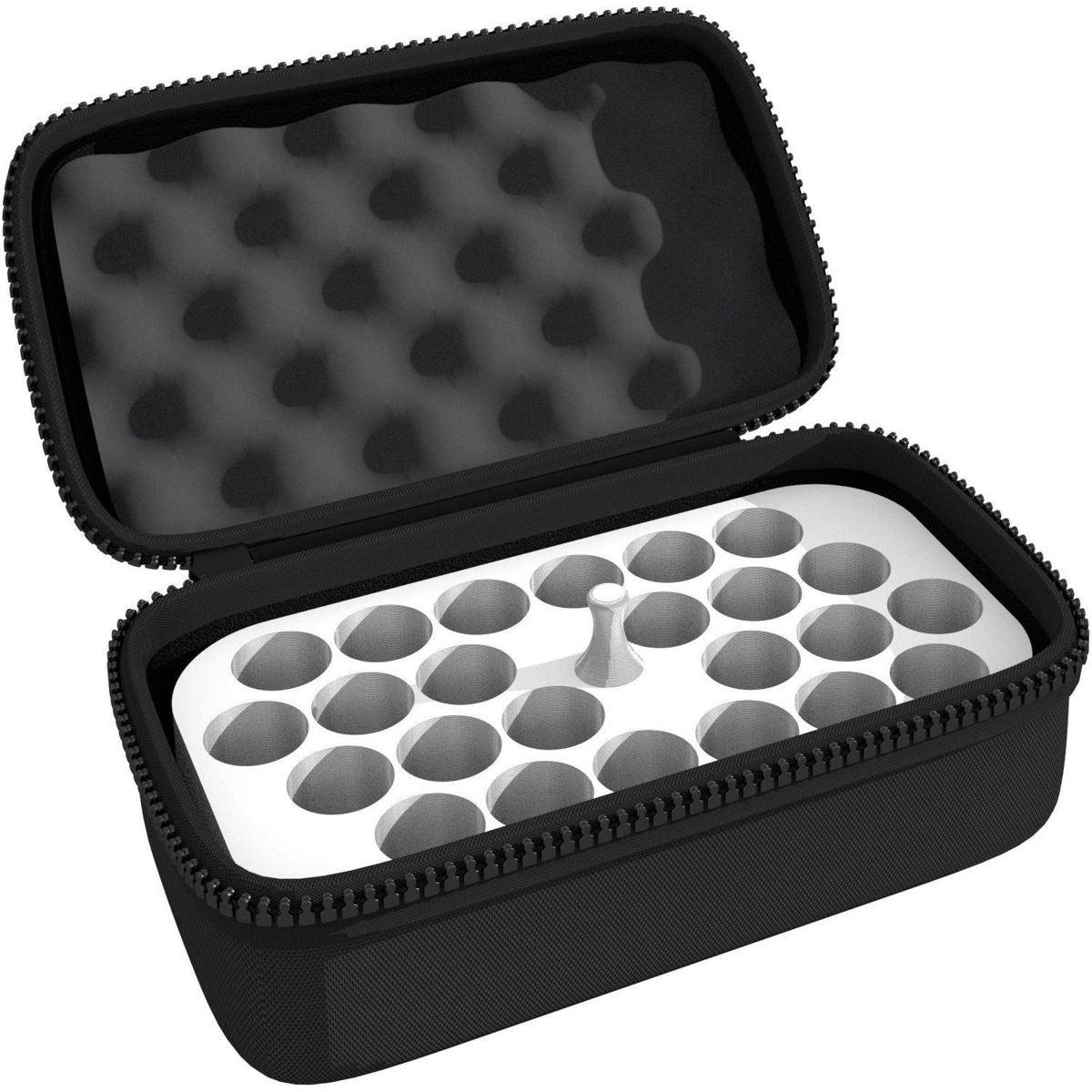 FH5127 - Feldherr MINIMUM Case inkl. Kunststoff-Tray für Vials – 24 Fächer, grau
