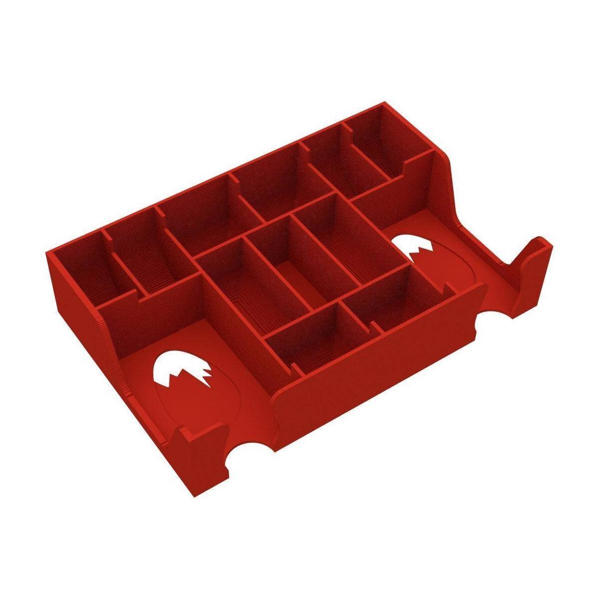 FH2849 - Feldherr Organizer für Tiny Epic Dinosaurs - Brettspielbox, kirschrot